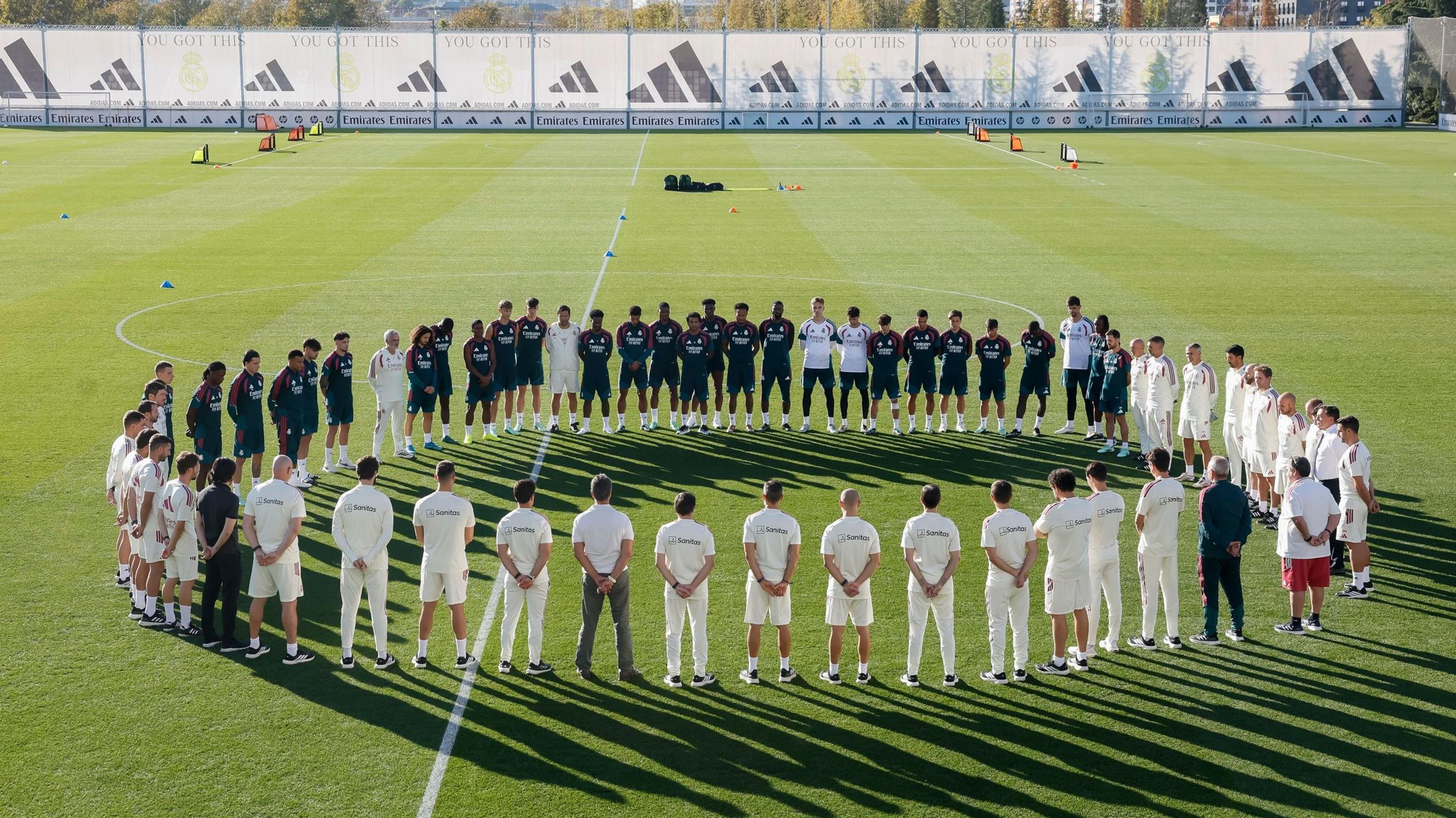 Real Madrid minute of silence